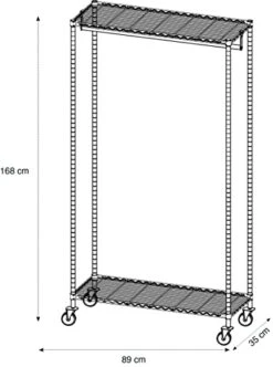 Alba Triple Coat Rack, 154 Pound Capacity 5 Alba Triple Coat Rack, 154 Pound Capacity -Songmics Furniture Shop 41nZFUgk4JL