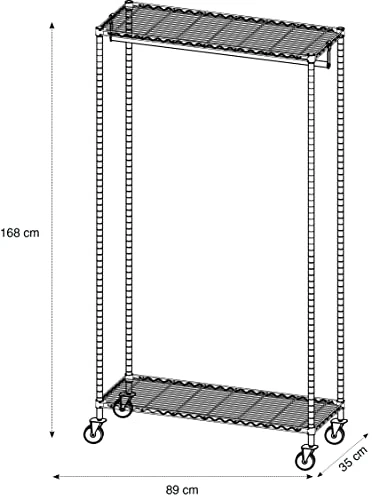Alba Triple Coat Rack, 154 Pound Capacity 3 Alba Triple Coat Rack, 154 Pound Capacity - Image 3