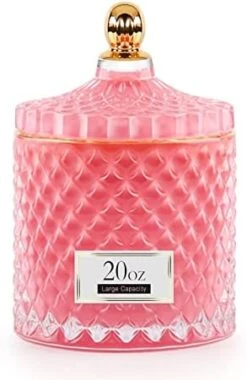 ALAMHI 2 Pack Qtip Holder Apothecary Jars With Lids, Purple Bathroom Accessories Aesthetic Room Decor Bathroom Decor Sets, Cotton Ball Storage Organizer For Cotton Swab, Cotton Rounds, 20oz+10oz -Songmics Furniture Shop 41nemkrP L. AC