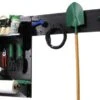 Wall Control Pegboard Garden Supplies Storage And Organization Garden Tool Organizer Kit With Black Pegboard And Black Accessories