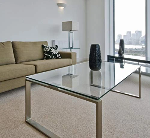 Fab Glass And Mirror Rectangle 1/2" Thick With Flat Edge Radius Corner Replacement Dining, Coffee, Patio, Tabletop Protectors By Fab Glass Table Top, 24" X 48", Clear 2 Fab Glass And Mirror Rectangle 1/2" Thick With Flat Edge Radius Corner Replacement Dining, Coffee, Patio, Tabletop Protectors By Fab Glass Table Top, 24" X 48", Clear - Image 2