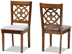 Baxton Studio Renaud Dining Set And Dining Set Grey Fabric Upholstered And Walnut Brown Finished Wood 7-Piece Dining Set 24 Baxton Studio Renaud Dining Set And Dining Set Grey Fabric Upholstered And Walnut Brown Finished Wood 7-Piece Dining Set -Songmics Furniture Shop 41nqZDFmMOL. AC