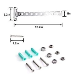ASHOP Laundry Hangers Wall Mount Clothes Hanger Rack Laundry Room Clothes Hanger Wall Mounted Clothes Rack Stainless Steel Clothes Hooks With Swing Arm Laundry Hanger Dryer Rack Folding Hanger 2 Pack 8 ASHOP Laundry Hangers Wall Mount Clothes Hanger Rack Laundry Room Clothes Hanger Wall Mounted Clothes Rack Stainless Steel Clothes Hooks With Swing Arm Laundry Hanger Dryer Rack Folding Hanger 2 Pack -Songmics Furniture Shop 41odx39HkTL