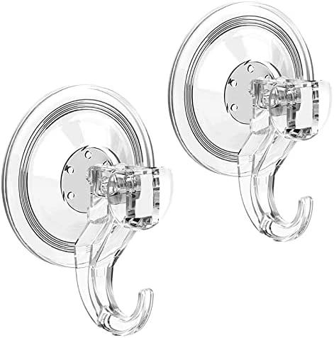 LUXEAR Suction Cup Hooks - 6 Pack Suction Hooks Reusable Powerful Waterproof Shower Hooks - Heavy Duty Vacuum Suction Hanger For Shower, Window, Towel, Loofah, Glass Door 8 LUXEAR Suction Cup Hooks - 6 Pack Suction Hooks Reusable Powerful Waterproof Shower Hooks - Heavy Duty Vacuum Suction Hanger For Shower, Window, Towel, Loofah, Glass Door - Image 8
