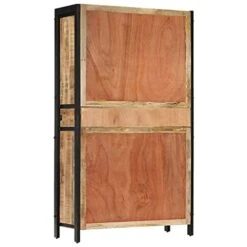 SCARSON Highboard 39.4"x15.7"x68.9" Solid Mango Wood 8 SCARSON Highboard 39.4"x15.7"x68.9" Solid Mango Wood -Songmics Furniture Shop 41on9VLENHS 1