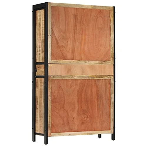 SCARSON Highboard 39.4"x15.7"x68.9" Solid Mango Wood 3 SCARSON Highboard 39.4"x15.7"x68.9" Solid Mango Wood - Image 3