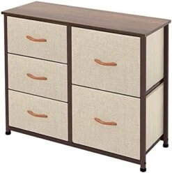 AZL1 Life Concept Storage Dresser Furniture Unit - Large Standing Organizer Chest For Bedroom, Office, Living Room, And Closet - 5 Drawer Removable Fabric Bins - Light Grey/White 23 AZL1 Life Concept Storage Dresser Furniture Unit - Large Standing Organizer Chest For Bedroom, Office, Living Room, And Closet - 5 Drawer Removable Fabric Bins - Light Grey/White -Songmics Furniture Shop 41oqZToMML. AC