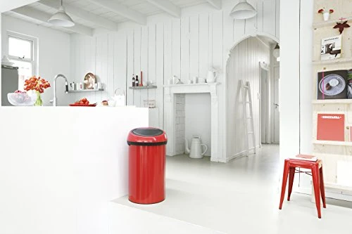 Brabantia 402487 Trash Can With Lid, Passion Red, 13.2 Gal (60 L), Touch Bin 4 Brabantia 402487 Trash Can With Lid, Passion Red, 13.2 Gal (60 L), Touch Bin - Image 4
