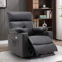 Consofa Power Reclining Loveseat, Recliner Loveseat With Center Console, Reclining Loveseat With Heat And Massage, Double Recliner Loveseat With Cup Holders, Lumbar Support For Living Room -Songmics Furniture Shop 41p8D8lHYQL. AC 1