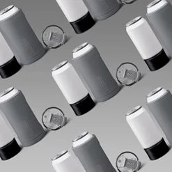 BrüMate Hopsulator Trio 3-in-1 Insulated Can Cooler For 12oz / 16oz Cans + 100% Leak Proof Tumbler With Lid | Can Coozie Insulated For Beer, Soda, And Energy Drinks (Matte Gray) 17 BrüMate Hopsulator Trio 3-in-1 Insulated Can Cooler For 12oz / 16oz Cans + 100% Leak Proof Tumbler With Lid | Can Coozie Insulated For Beer, Soda, And Energy Drinks (Matte Gray) -Songmics Furniture Shop 41pBdpqvItL