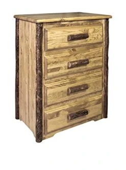 Montana Woodworks Log Chest - 4 Drawer Glacier Country Collection