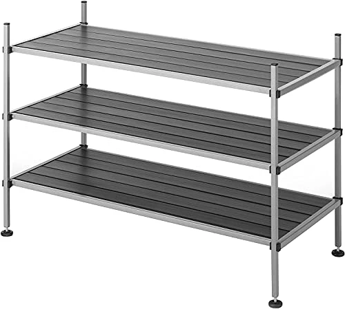 Whitmor 3 Tier Closet Storage Shelves - Shoe Rack And Home Organizer 3 Whitmor 3 Tier Closet Storage Shelves - Shoe Rack And Home Organizer - Image 3