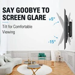 Mounting Dream UL Listed TV Wall Mount Bracket For Most 42-90 Inch TVs, Full Motion TV Mount With Articulating Arms, Max VESA 600x400mm And 132 Lbs, Fits 16", 18", 24" Studs, MD2298 -Songmics Furniture Shop 41pSnCT8edL