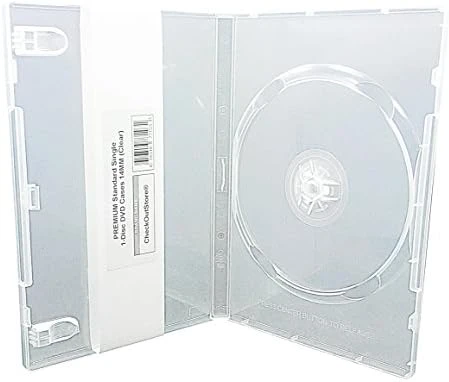 CheckOutStore (6) Premium Standard Single 1-Disc DVD Cases 14mm (Black) 14 CheckOutStore (6) Premium Standard Single 1-Disc DVD Cases 14mm (Black) - Image 14