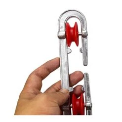 Motanar Plastic Aluminum Clothesline Separator Spreader Pulley For Long Clothesline And Heavy Loads (2, Silver) -Songmics Furniture Shop 41pkubM54iL