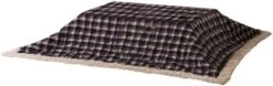 AZUMAYA KK-103BL Kotatsu Futon Square Shape, Blue Checked Design 100% Polyester Fabric Material, W75.0 X D75.0 Inches, Home And Living -Songmics Furniture Shop 41q3m49prKL. AC