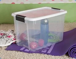 Sterilite 30 Quart Clear Plastic Stackable Storage Container Bin Box Tote With White Latching Lid Organizing Solution For Home & Classroom, 24 Pack 17 Sterilite 30 Quart Clear Plastic Stackable Storage Container Bin Box Tote With White Latching Lid Organizing Solution For Home & Classroom, 24 Pack -Songmics Furniture Shop 41q5RmIzUyL