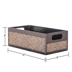 Dublin Bathroom Decor Box Toilet Paper Storage Basket - Decorative Bathroom Storage Toilet Tank Topper - Bathroom Organizer Countertop Container For Organization, Modern Brown Bathroom Decor Storage 11 Dublin Bathroom Decor Box Toilet Paper Storage Basket - Decorative Bathroom Storage Toilet Tank Topper - Bathroom Organizer Countertop Container For Organization, Modern Brown Bathroom Decor Storage -Songmics Furniture Shop 41q81NLSzrL