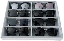 Svea Display Large Grey Premium Quality Velvet Glasses Tray Display Storage With Rearrangeable Compartments Stackable Jewelry Organizer 25 Svea Display Large Grey Premium Quality Velvet Glasses Tray Display Storage With Rearrangeable Compartments Stackable Jewelry Organizer -Songmics Furniture Shop 41qGIoxyzL. AC