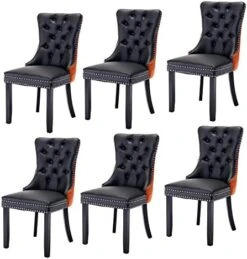 Set Of 2 Dining Chairs Modern For Dining Room Kitchen Accent Side Chair Velvet Button Tufted Padded Cushion Seat And Back (Sapphire Blue) 25 Set Of 2 Dining Chairs Modern For Dining Room Kitchen Accent Side Chair Velvet Button Tufted Padded Cushion Seat And Back (Sapphire Blue) -Songmics Furniture Shop 41qJM2GyWwL. AC