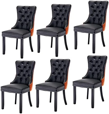 Set Of 2 Dining Chairs Modern For Dining Room Kitchen Accent Side Chair Velvet Button Tufted Padded Cushion Seat And Back (Sapphire Blue) 11 Set Of 2 Dining Chairs Modern For Dining Room Kitchen Accent Side Chair Velvet Button Tufted Padded Cushion Seat And Back (Sapphire Blue) - Image 11