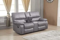 Betsy Furniture Microfiber Reclining Sofa Couch Set Living Room Set 8007 (Grey, Sofa+Loveseat) -Songmics Furniture Shop 41qQttdetQL