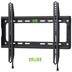 USX MOUNT Fixed TV Wall Mount With Low Profile For Most 26-55 Inch LED, LCD And Flat Screen TVs, TV Mount Bracket With VESA Up To 400x400mm And Weight Capacity 99lbs,and Space Saving TV Bracket