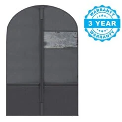 Plixio 36" Kids Garment Bags For Dance Costumes Children Hanging Clothes, Uniform, Suits, Girls Dress Recital Outfit Organizer Dance Garment Bags For Dancers With Zippered Pockets (6 Pack :36", Black) -Songmics Furniture Shop 41qWe7y2eYL