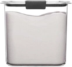 Rubbermaid Brilliance Airtight Food Storage Container For Pantry With Lid For Flour, Sugar, And Rice, 16-Cup, Clear/Grey 15 Rubbermaid Brilliance Airtight Food Storage Container For Pantry With Lid For Flour, Sugar, And Rice, 16-Cup, Clear/Grey -Songmics Furniture Shop 41qn5EI0aoL. AC