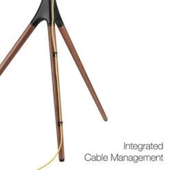 TechOrbits Tripod TV Stand With Mount - Non-Slip TV Mount Stand For Floor, Universal Fit, 45" To 65" TVs, Height Adjustable W/ 360 Degree Swivel, TV Stand For Bedroom, Living Room -Songmics Furniture Shop 41qpd0fsmRL