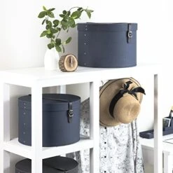 Bigso Box Of Sweden RUT Set Of 2 Storage Box, 37,5 X 37.5 X 23.5 Cm, Blue, 2 Unité(s) -Songmics Furniture Shop 41qrtPvVi1L