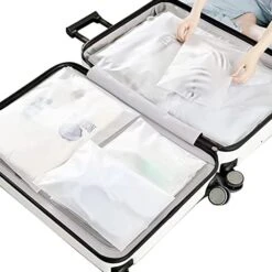 48Pcs Frosted Resealable Bag 30*40cm Ziplock Bags For Clothes Packing Bags For Travel Plastic Zip-lock Seal Clothes Bags Travel Space Saver Storage Luggage Organise For Home School Hospital Trip -Songmics Furniture Shop 41r4lX2DLSL. AC