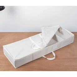 Richards Underbed Wrapping Paper And Bow Organizer Accessories Compartments, Beige -Songmics Furniture Shop 41r68htSGmL