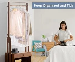 SLEEPING LAMB 10" Gusseted Clear Garment Bags For Hanging Clothes Suit Bags For Closet Storage Clothing Cover For Coats, Jackets (3 Packs) -Songmics Furniture Shop 41r6G2a84EL