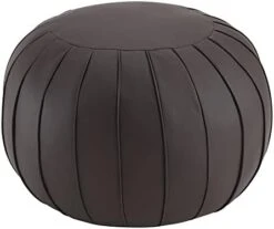 C COMFORTLAND Unstuffed Faux Suede Ottoman Pouf, Round Foot Rest Poof Ottomans, Floor Foot Stool Poufs, Bean Bag Chair Cover With Storage For Living Room, Bedroom, Or Wedding Gifts Grey 24 C COMFORTLAND Unstuffed Faux Suede Ottoman Pouf, Round Foot Rest Poof Ottomans, Floor Foot Stool Poufs, Bean Bag Chair Cover With Storage For Living Room, Bedroom, Or Wedding Gifts Grey -Songmics Furniture Shop 41rIpspa1LL. AC