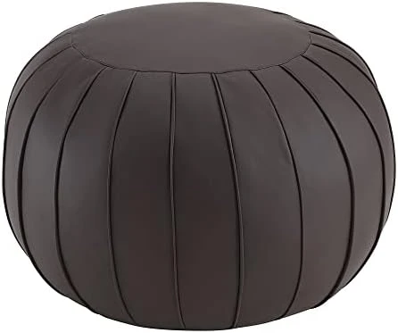 C COMFORTLAND Unstuffed Faux Suede Ottoman Pouf, Round Foot Rest Poof Ottomans, Floor Foot Stool Poufs, Bean Bag Chair Cover With Storage For Living Room, Bedroom, Or Wedding Gifts Grey 10 C COMFORTLAND Unstuffed Faux Suede Ottoman Pouf, Round Foot Rest Poof Ottomans, Floor Foot Stool Poufs, Bean Bag Chair Cover With Storage For Living Room, Bedroom, Or Wedding Gifts Grey - Image 10