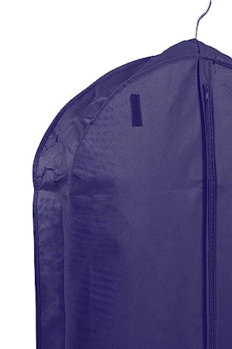 60" Garment Bags For Travel & Hanging Clothes - Suit Covers Garment Bag For Men & Women Dress Bag - Closet Storage Suit Bag, Dress Bags, Coat Storage - Zipper Closure (Navy) 3 60" Garment Bags For Travel & Hanging Clothes - Suit Covers Garment Bag For Men & Women Dress Bag - Closet Storage Suit Bag, Dress Bags, Coat Storage - Zipper Closure (Navy) - Image 3