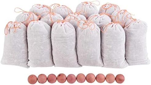 Brite Lightingtech Cedar Blocks For Clothes Storage 60PCs, Red Cedar Hang Ups, Cedar Balls, Cedar Rings And Cedar Sachet Bags For Closets And Drawers 8 Brite Lightingtech Cedar Blocks For Clothes Storage 60PCs, Red Cedar Hang Ups, Cedar Balls, Cedar Rings And Cedar Sachet Bags For Closets And Drawers - Image 8