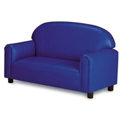 Brand New World Furniture FPVB100 Brand New World Preschool Premium Vinyl Upholstery Sofa, Blue 5 Brand New World Furniture FPVB100 Brand New World Preschool Premium Vinyl Upholstery Sofa, Blue -Songmics Furniture Shop 41rYJ KT1uL
