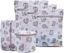 Xducom Mesh Laundry Bags,Set Of 5 Delicate Laundry Bag For Washing Machine,Clothing Washing Bags With Cat Prints,Garment Bags For Laundry,Lingerie Bag,Travel Storage Organize Bag (5 SET, CAT) 19 Xducom Mesh Laundry Bags,Set Of 5 Delicate Laundry Bag For Washing Machine,Clothing Washing Bags With Cat Prints,Garment Bags For Laundry,Lingerie Bag,Travel Storage Organize Bag (5 SET, CAT) -Songmics Furniture Shop 41rpT7LKjS. AC