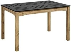 Manhattan Comfort Stillwell Dining Table, Red -Songmics Furniture Shop 41rxeLuqerL. AC