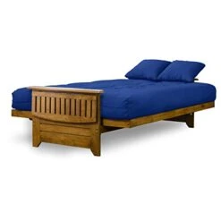 Brentwood Tray Arm Full Size Wood Futon Frame And Storage Drawers - Heritage Finish -Songmics Furniture Shop 41s3hQnUAiL