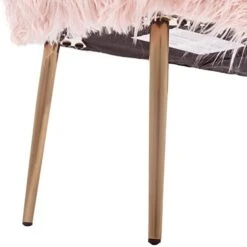 Chairus Faux Fur Entryway Bench Small Shaggy Furry Ottoman Bench For Bedroom Living Room, Pink 13 Chairus Faux Fur Entryway Bench Small Shaggy Furry Ottoman Bench For Bedroom Living Room, Pink -Songmics Furniture Shop 41s4MkmQ9NL