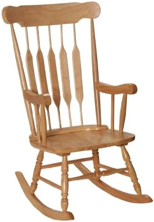 Gift Mark Rocking Chairs - Classic Wooden Rocker - Comfort Fitted Design Perfect For Living Rooms, Bedrooms, Nurserys, And More - Classic Vintage Style Chairs (White) 3 Gift Mark Rocking Chairs - Classic Wooden Rocker - Comfort Fitted Design Perfect For Living Rooms, Bedrooms, Nurserys, And More - Classic Vintage Style Chairs (White) - Image 3