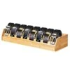 Wisehero Bamboo Belt Organizer Box, 8 Compartments Belt Display Rack, Belt Organizer For Closet, Drawer And Wall, Belt Storage Holder For Men Women