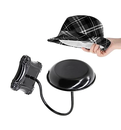 Owlgift Wall Mounted Hat Rack, Wig Display, Multifunctional Helmet Rack, Black Painted Steel Hanging Hat Rack, Wall Rack For Hat, Helmet & Coat, Cap Holder Organizer For Bedroom, Entryway 3 Owlgift Wall Mounted Hat Rack, Wig Display, Multifunctional Helmet Rack, Black Painted Steel Hanging Hat Rack, Wall Rack For Hat, Helmet & Coat, Cap Holder Organizer For Bedroom, Entryway - Image 3