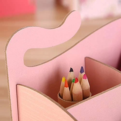 TEmkin Creative Desktop Storage Box, Cute Cartoon Storage Box, Wooden Storage Box Desktop Debris Storage Box 2 TEmkin Creative Desktop Storage Box, Cute Cartoon Storage Box, Wooden Storage Box Desktop Debris Storage Box - Image 2