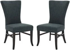 Amazon Brand – Stone & Beam Reinhart Classic Upholstered Dining Chair, 20.5"W, Set Of 2, Light Gray -Songmics Furniture Shop 41slt HXZL. AC