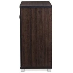 Pemberly Row Contemporary Curio Cabinet, Display Storage Cabinet With Glass Door In Dark Brown -Songmics Furniture Shop 41sm6KhksUL