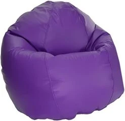 Bean Products Large Vinyl Bean Bag Chair | Filled W/Polystyrene Beads & CertiPUR Foam | Made In USA | 36”W, 36”L, 40”H | 20lb | Available In 2 Sizes | Perfect For Adults, Teens & Kids | Purple 22 Bean Products Large Vinyl Bean Bag Chair | Filled W/Polystyrene Beads & CertiPUR Foam | Made In USA | 36”W, 36”L, 40”H | 20lb | Available In 2 Sizes | Perfect For Adults, Teens & Kids | Purple -Songmics Furniture Shop 41stgg 9d7L. AC